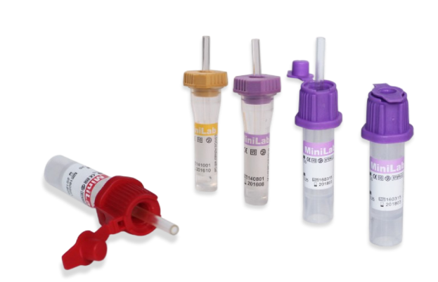 Consumibles para la recolección de sangre capilar