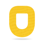 Pump 镂空肌贴布-全棉黄色版